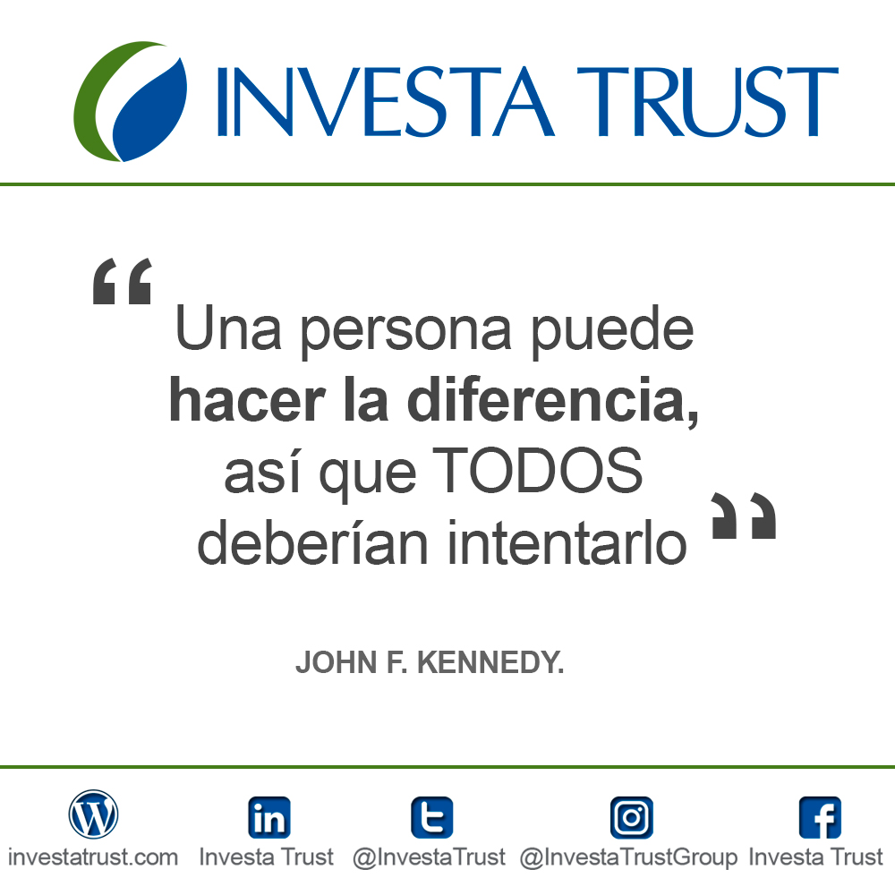 Frase- Quote JOHN F. KENNEDY.