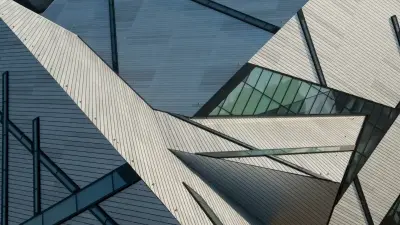 Detalle de arquitectura contemporánea con líneas geométricas, asociado al rol estratégico de los Family Offices.